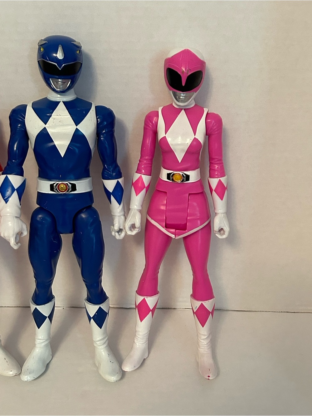 Power Ranger Trio Figures - Red, Blue, Pink Rangers - Picture 4 of 6